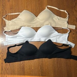 Shapermint Truekind Supportive Comfort Wireless Shaping Bras, Size S, Lot of 3